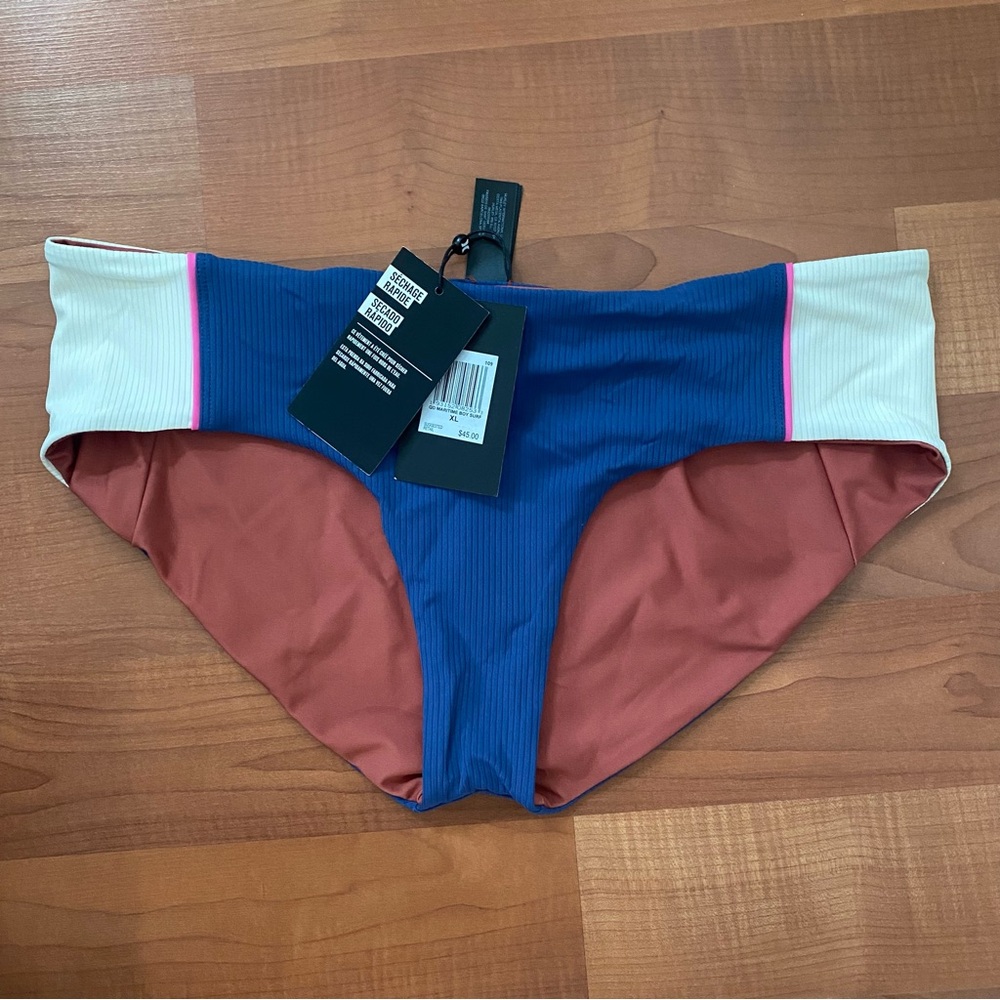 Hurley Reversible Colorblock Bikini Bottom